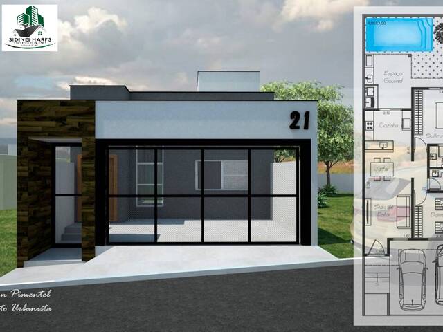 #CA280 S-TA - Casa para Venda em Bragança Paulista - SP